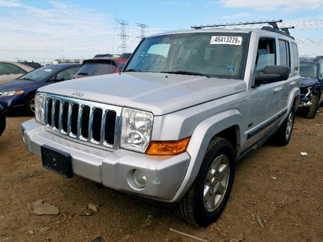1J8HG48K37C624260 - 2007 JEEP COMMANDER BLUE photo 2