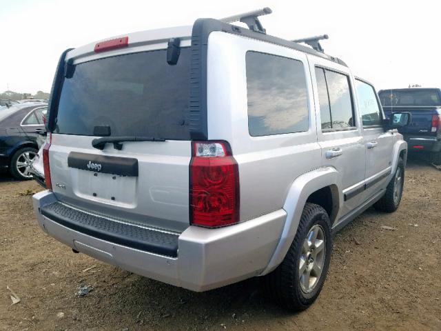 1J8HG48K37C624260 - 2007 JEEP COMMANDER BLUE photo 4