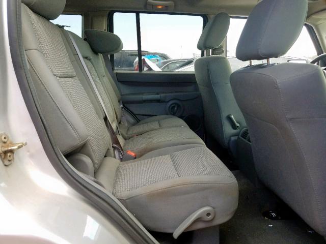 1J8HG48K37C624260 - 2007 JEEP COMMANDER BLUE photo 6