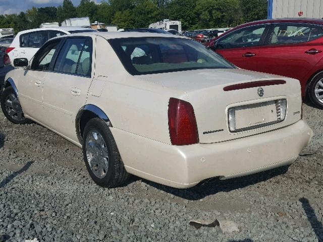 1G6KF5793YU290380 - 2000 CADILLAC DEVILLE DT WHITE photo 3