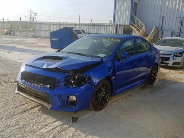 JF1VA1C61K9824764 - 2019 SUBARU WRX PREMIU BLUE photo 2