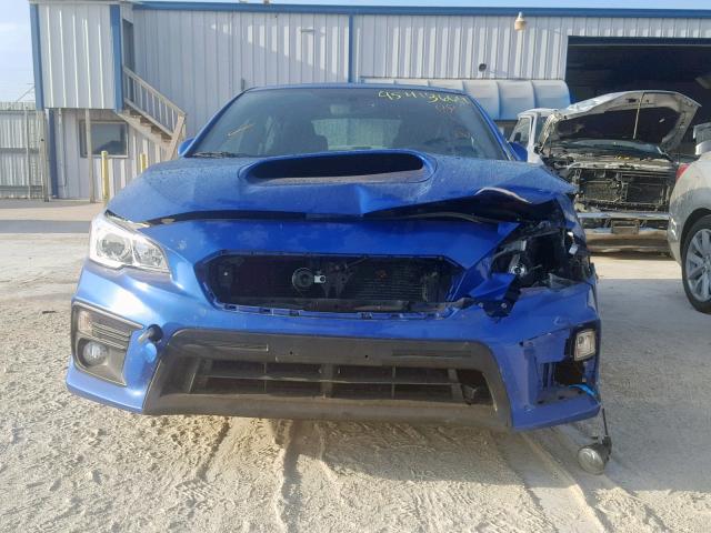 JF1VA1C61K9824764 - 2019 SUBARU WRX PREMIU BLUE photo 9