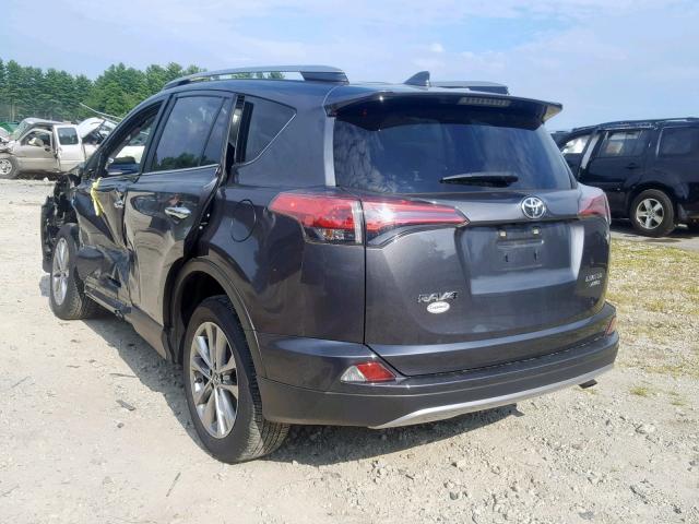 JTMDFREV4HD221498 - 2017 TOYOTA RAV4 LIMIT GRAY photo 3