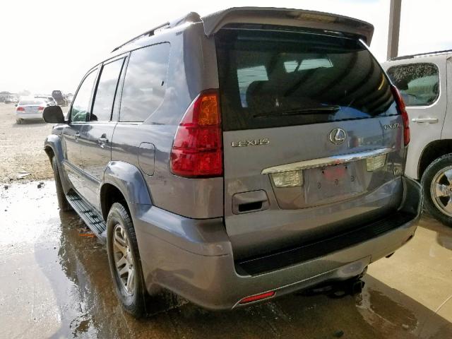 JTJBT20X350074655 - 2005 LEXUS GX 470 GRAY photo 3