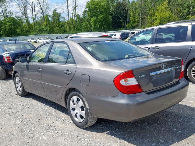 4T1BE30K43U679082 - 2003 TOYOTA CAMRY LE GRAY photo 3