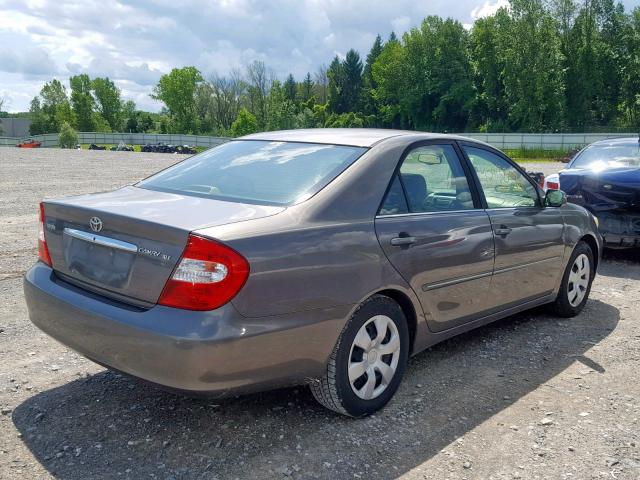 4T1BE30K43U679082 - 2003 TOYOTA CAMRY LE GRAY photo 4