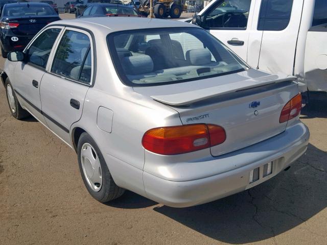 1Y1SK52802Z415798 - 2002 CHEVROLET GEO PRIZM 银色 照片 3