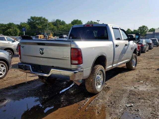 3C6UD5CL2CG295425 - 2012 DODGE RAM 2500 S SILVER photo 4