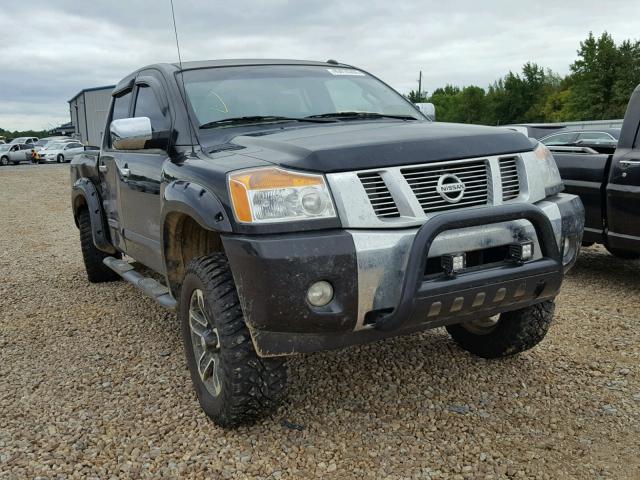 1N6BA0EC9EN500965 - 2014 NISSAN TITAN S BLACK photo 1