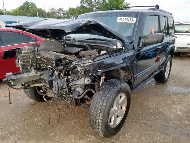 1J8HG48K77C584782 - 2007 JEEP COMMANDER შავი ფოტო 2