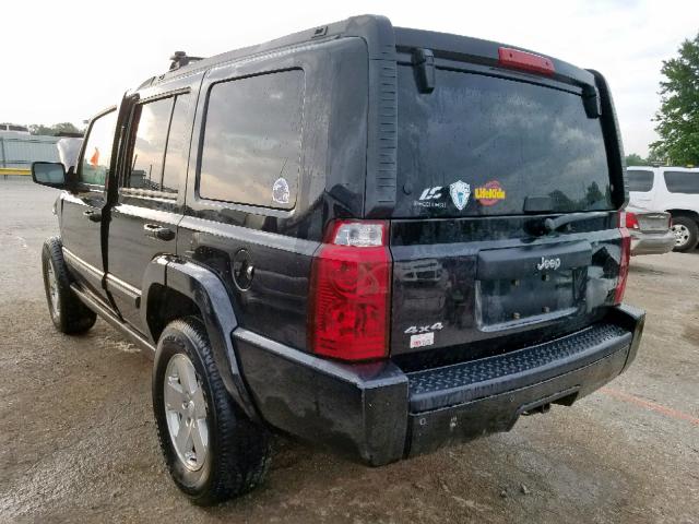 1J8HG48K77C584782 - 2007 JEEP COMMANDER შავი ფოტო 3