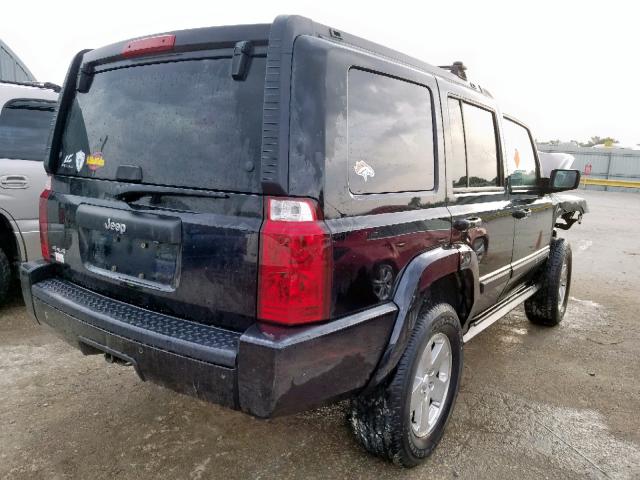 1J8HG48K77C584782 - 2007 JEEP COMMANDER შავი ფოტო 4