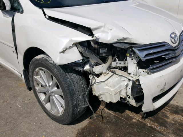 4T3ZE11A79U017005 - 2009 TOYOTA VENZA BASE WHITE photo 9