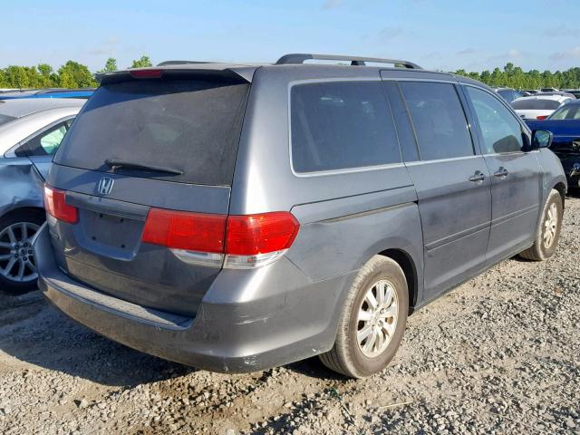 5FNRL3H45AB033022 - 2010 HONDA ODYSSEY EX GRAY photo 4