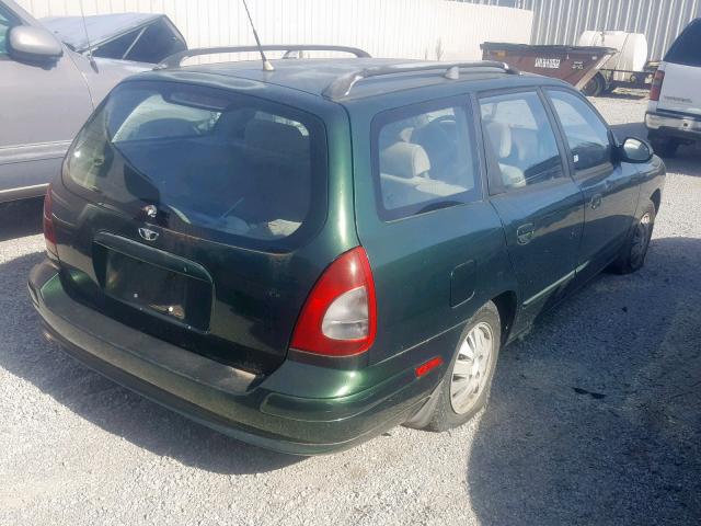 KLAJB82ZXYK506337 - 2000 DAEWOO NUBIRA CDX GREEN photo 4