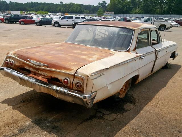 21569K156271 - 1962 CHEVROLET BELAIR WHITE photo 4