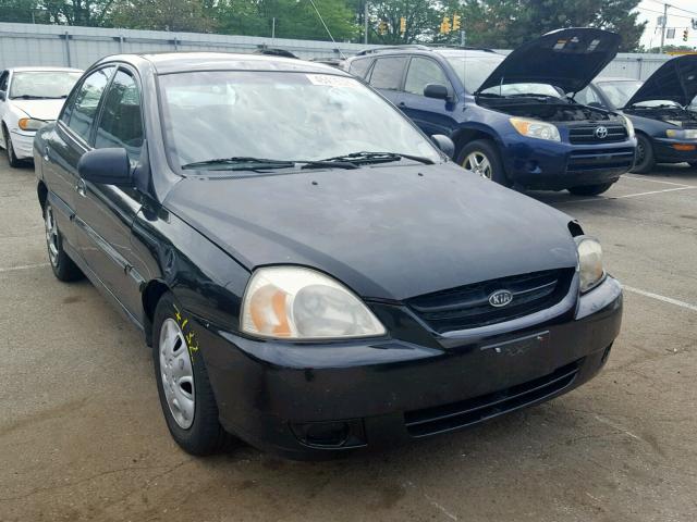 KNADC125656401285 - 2005 KIA RIO BLACK photo 1