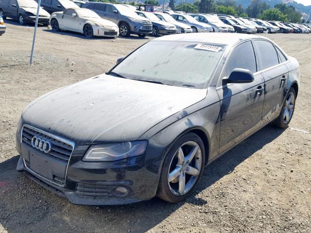 WAUMF78K59N017159 - 2009 AUDI A4 PRESTIG BLACK photo 2