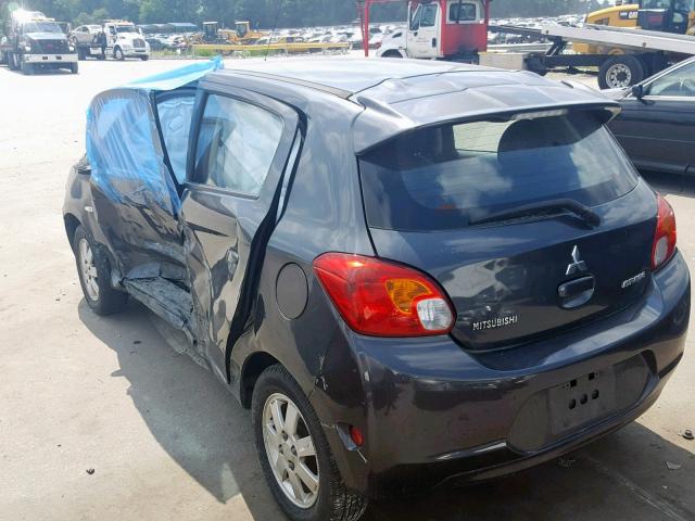 ML32A3HJ0EH002640 - 2014 MITSUBISHI MIRAGE DE GRAY photo 3