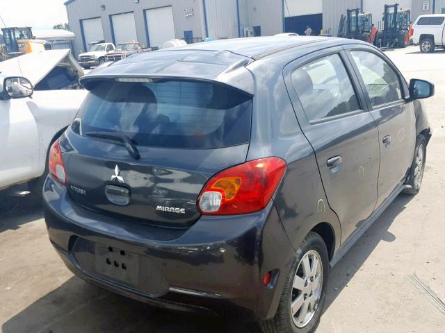 ML32A3HJ0EH002640 - 2014 MITSUBISHI MIRAGE DE GRAY photo 4