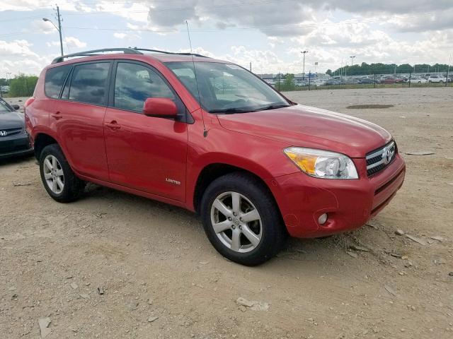 JTMBK31V585044489 - 2008 TOYOTA RAV4 LIMIT RED photo 1