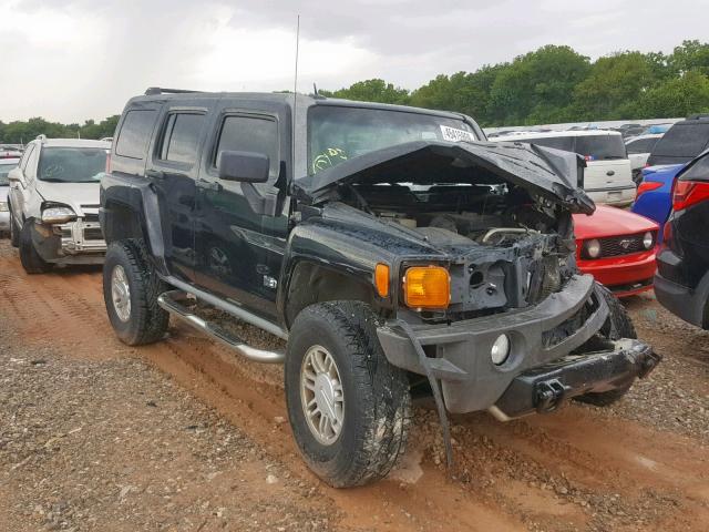 5GTEN13E288168331 - 2008 HUMMER H3 BLACK photo 1