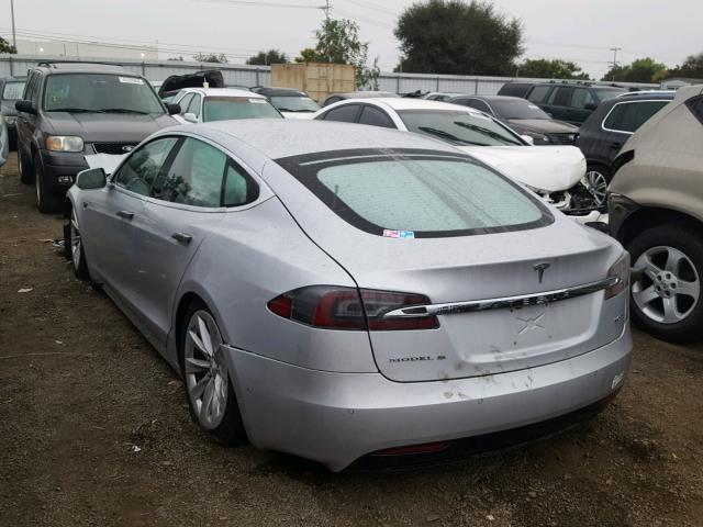 5YJSA1E24GF145110 - 2016 TESLA MODEL S SILVER photo 3