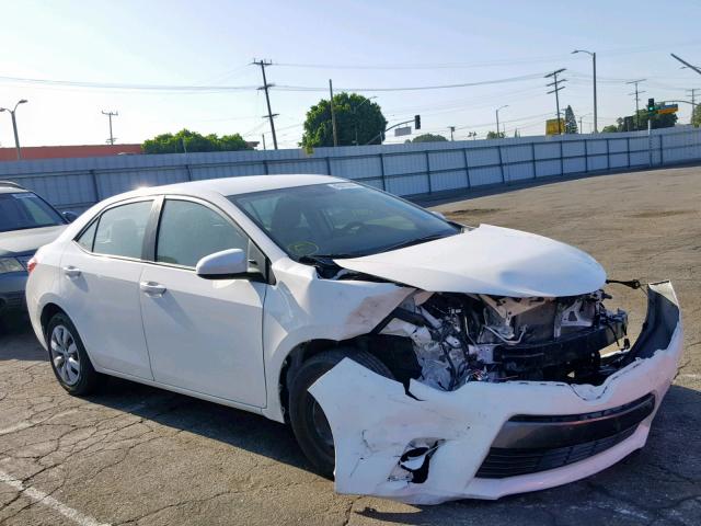 2T1BURHE6GC632129 - 2016 TOYOTA COROLLA L WHITE photo 1