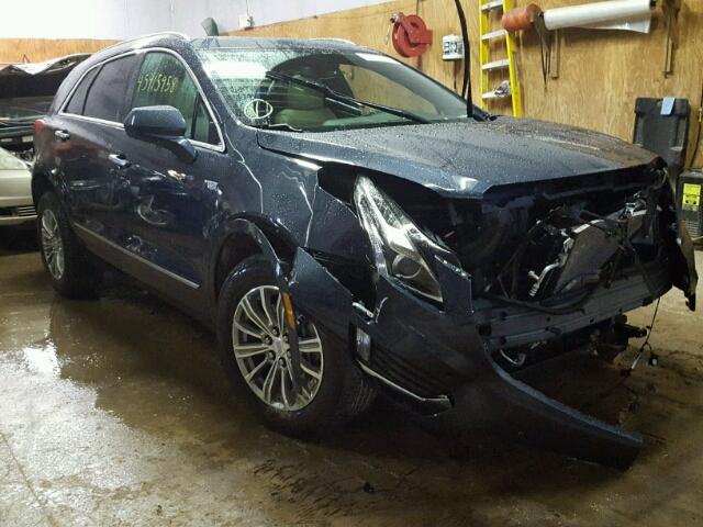 1GYKNDRSXJZ163106 - 2018 CADILLAC XT5 LUXURY BLUE photo 1