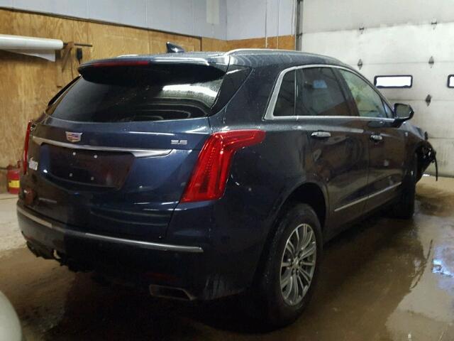 1GYKNDRSXJZ163106 - 2018 CADILLAC XT5 LUXURY BLUE photo 4