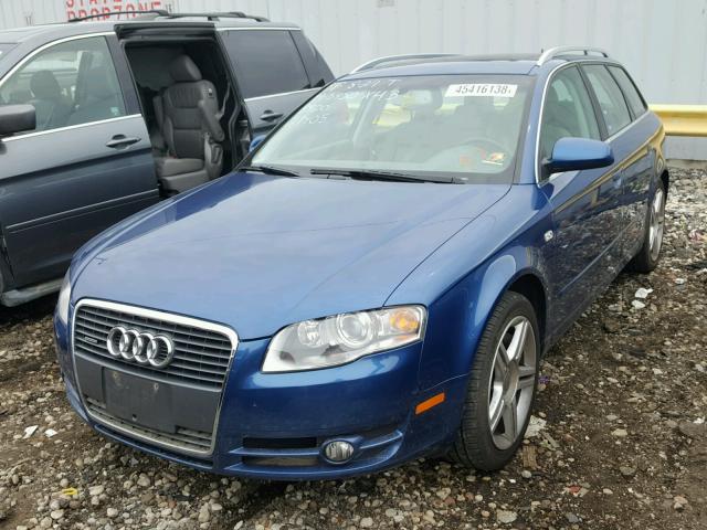 WAUKF78E97A129405 - 2007 AUDI A4 2.0T AV BLUE photo 2