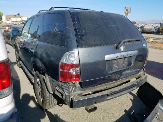 2HNYD18666H513080 - 2006 ACURA MDX TOURIN GREEN photo 3