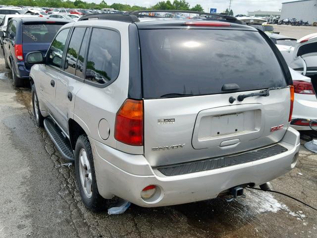 1GKDT13S562262402 - 2006 GMC ENVOY SILVER photo 3