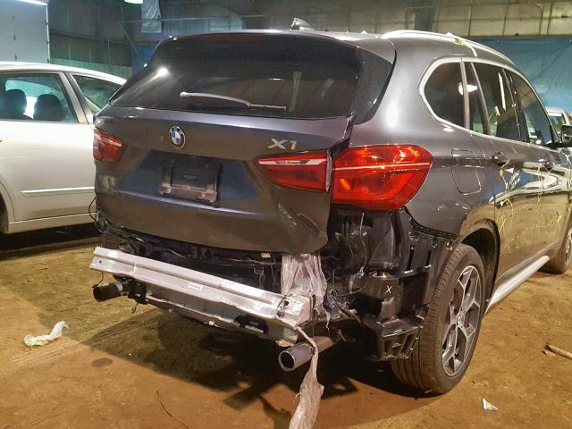 WBXHT3C37H5F74522 - 2017 BMW X1 XDRIVE2 GRAY photo 9