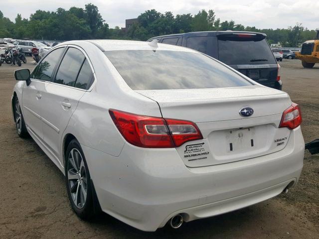 4S3BNEN63G3048640 - 2016 SUBARU LEGACY 3.6 WHITE photo 3