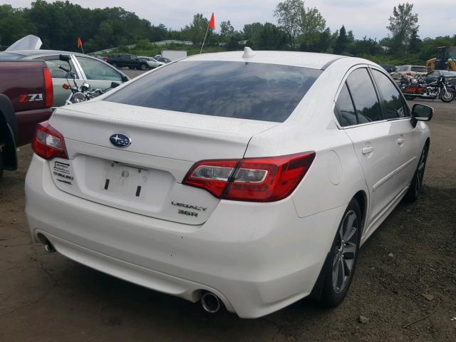 4S3BNEN63G3048640 - 2016 SUBARU LEGACY 3.6 WHITE photo 4