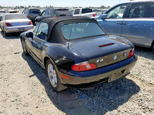 4USCH934XYLF85850 - 2000 BMW Z3 2.3 BLACK photo 3