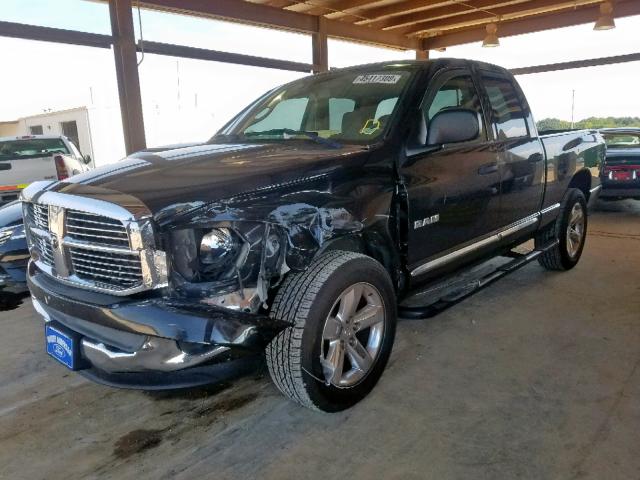 1D7HA18N68J154312 - 2008 DODGE RAM 1500 S BLACK photo 2