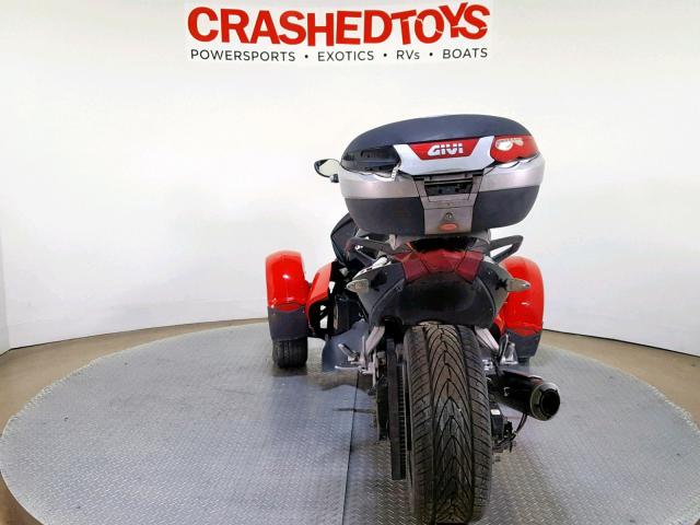 2BXJAXA199V002616 - 2009 CAN-AM SPYDER ROA RED photo 7