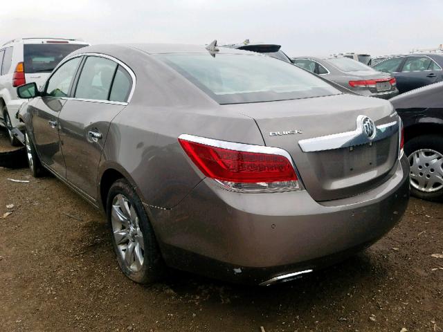 1G4GE5ED8BF288127 - 2011 BUICK LACROSSE C BROWN photo 3