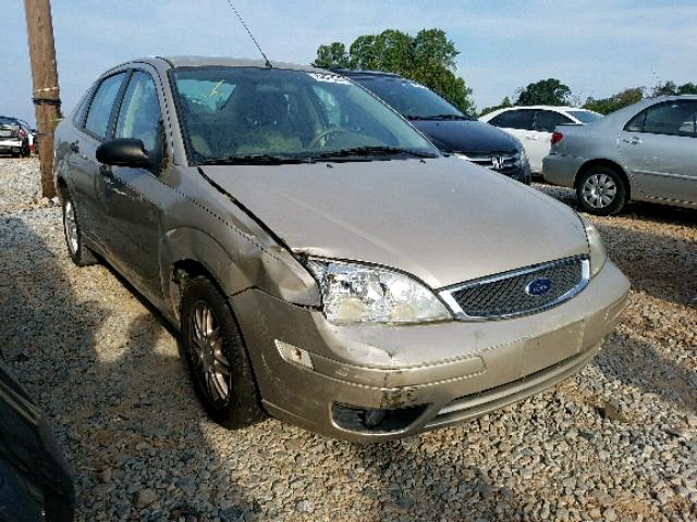 1FAFP34N06W120051 - 2006 FORD FOCUS ZX4 BEIGE photo 1