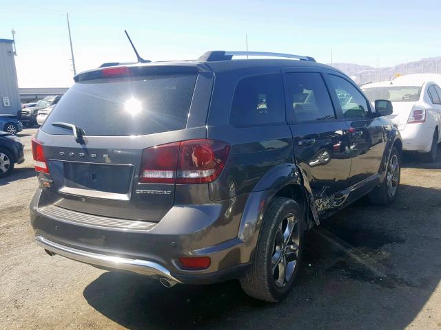 3C4PDCGG0HT562373 - 2017 DODGE JOURNEY CR GRAY photo 4