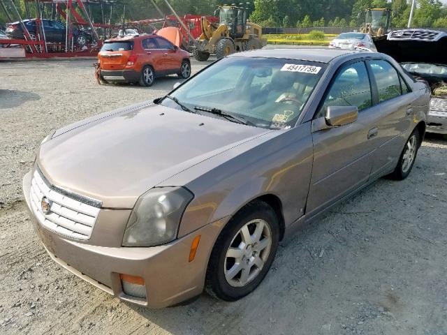 1G6DP577660105635 - 2006 CADILLAC CTS HI FEA GOLD photo 2