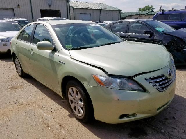 4T1BB46K59U108117 - 2009 TOYOTA CAMRY HYBR GREEN photo 1