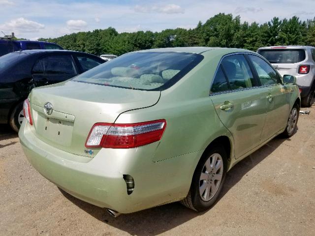 4T1BB46K59U108117 - 2009 TOYOTA CAMRY HYBR GREEN photo 4