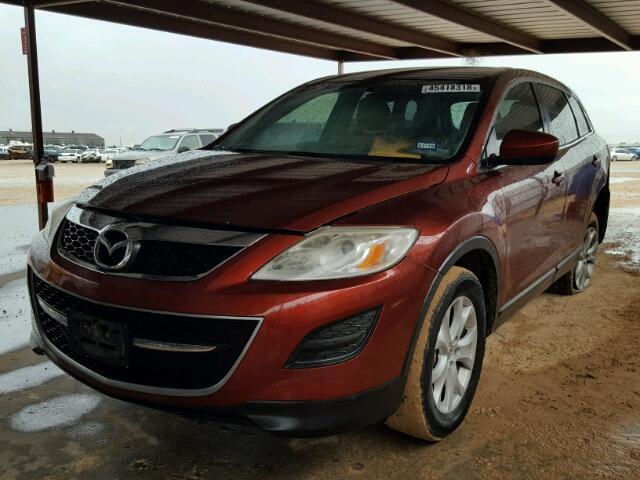 JM3TB2CA5C0350680 - 2012 MAZDA CX-9 MAROON photo 2