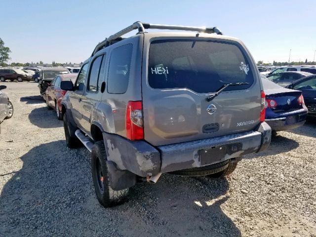 5N1ED28Y74C645261 - 2004 NISSAN XTERRA XE GOLD photo 3