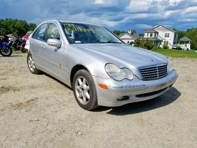 WDFRF81163F371207 - 2003 MERCEDES-BENZ C240 SILVER photo 1