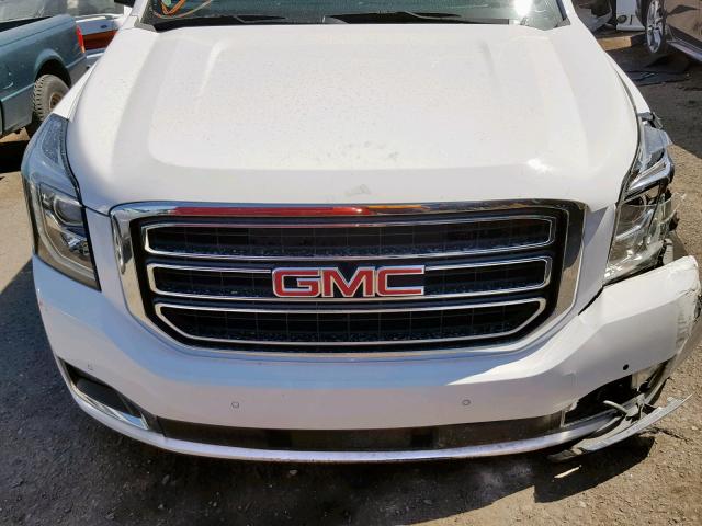 1GKS1AKC6FR677016 - 2015 GMC YUKON SLE WHITE photo 7