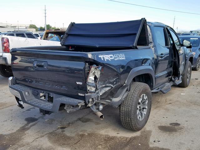 3TMCZ5AN8JM133839 - 2018 TOYOTA TACOMA DOU BLACK photo 4